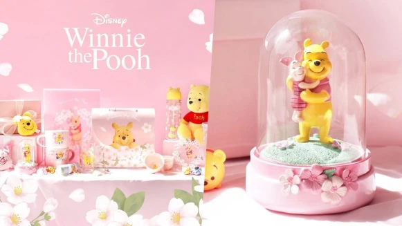 準備剁手！韓國大創推小熊維尼新品，滿滿維尼與櫻花粉從生活用品、3C小物通通想帶回家
