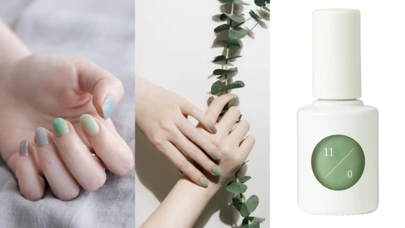 uka彩色指甲底油2020新色,護甲兼具指彩效果,當中的奶油粉、薄荷綠太春天