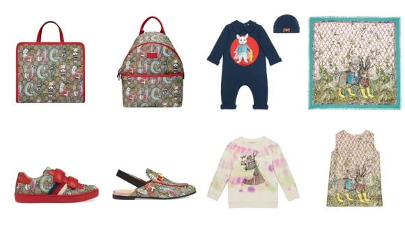 可愛到太犯規！Gucci再次攜手樋口裕子推出聯名童裝系列，更設置童趣風互動快閃店