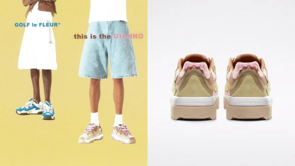 最夢幻的老爹鞋！Converse X GOLF le FLEUR* Gianno聯名系列換上淺粉色、天空藍馬卡龍配色