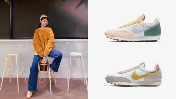 韓妞人腳一雙Nike Daybreak推出夢幻馬卡龍色，就連穿搭高手楊丞琳也入手