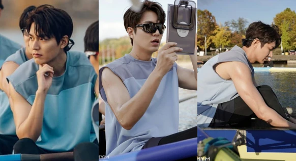 李敏鎬《The King:永遠的君主》這個手臂會瘋掉!輕艇競賽幕後花絮照曝光,結實肌肉讓人腿軟!