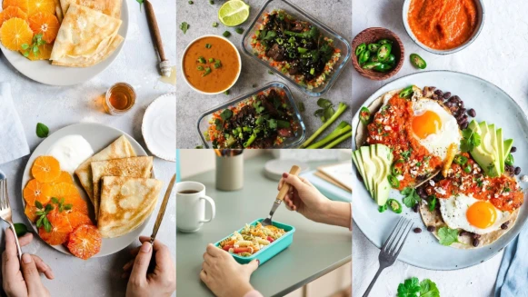 2道上班族低脂便當菜單：辣炒蔬菜蛋、雞柳烤蔬食半熟蛋拌飯 零失敗做法請筆記！