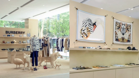 一定要朝聖！全台首間Burberry限時概念店這處開幕，整間店都是溫柔奶茶色
