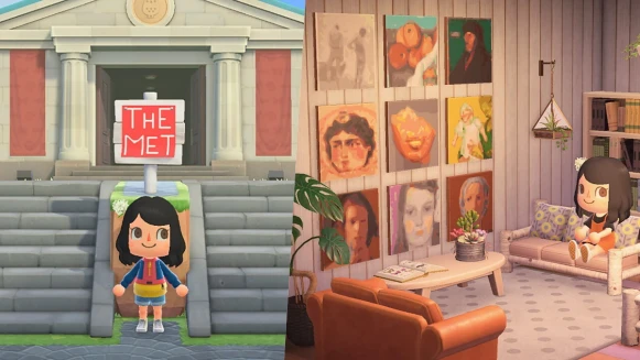 保證真品！動物森友會X大都會博物館提供40萬件館藏名畫，掃QR Code就能擁有梵谷真品