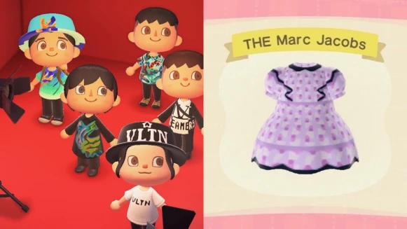 《動物森友會》讓時尚夢成真！官方釋出Valentino、Marc Jaocbs當季款，26款設計通通要收