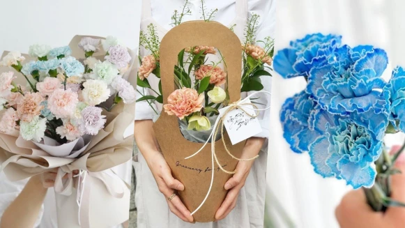 2020母親節花束推薦！最夢幻的6款康乃馨，tiffany綠、馬卡龍色美到尖叫