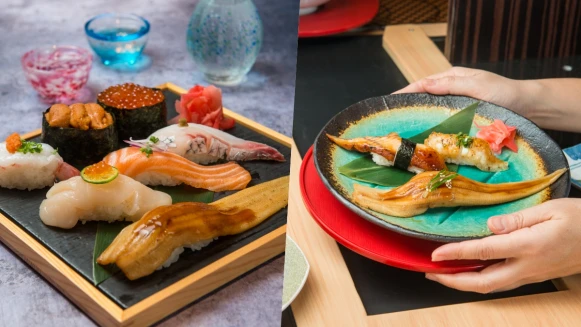 買一送一！大漁まぐろ壽司插旗台中15款必吃推薦，迴轉壽司直達包廂更安心