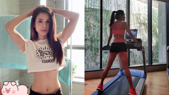 比25年前還辣!54歲小龍女李若彤IG曬六塊腹肌、神級馬甲線網友驚嘆!