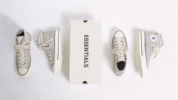 熱賣聯名即將補貨！Converse X Fear of God ESSENTIALS聯名系列除了黑、白色還有灰色鞋款