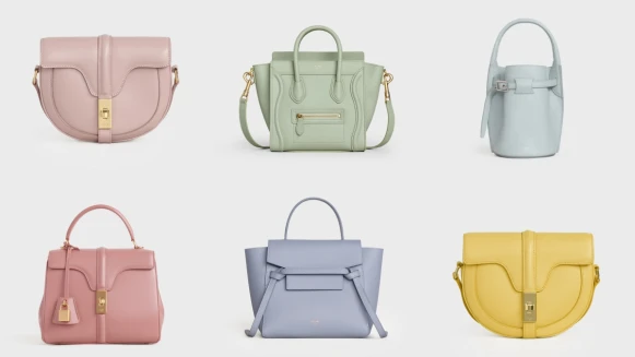 CELINE包迷請注意！北極藍、薄荷綠、櫻花粉、酪梨綠... 7種夢幻新色、9款經典款一次看