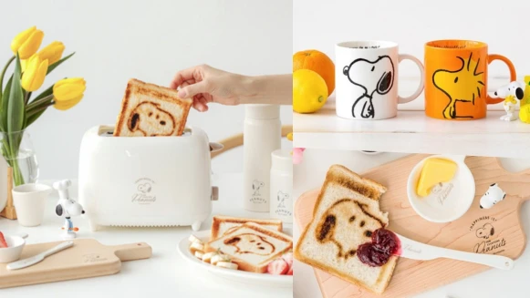 史努比粉必收！10x10推5款史奴比實用小物，snoopy純白吐司機、限定馬克杯…全部都想帶回家