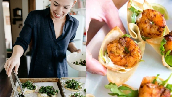 最Chill的低卡輕食—鮮蝦沙拉全麥脆脆杯食譜來啦！美味清爽適合夏日午后！