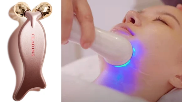 2020下半年保養護膚會，道具超吸睛！ReVive藍光美容儀、克蘭詩Ｖ型緊緻拉提按摩工具讓做臉超有感