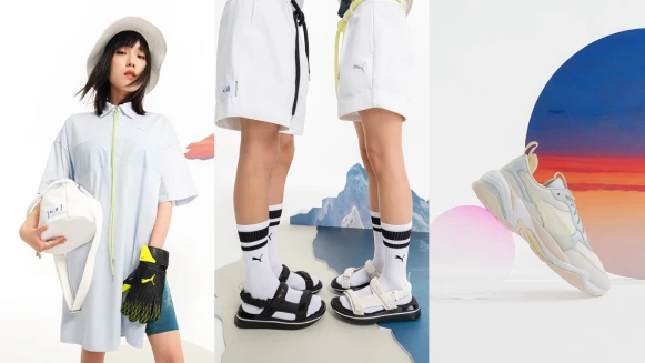 Puma找上維密超模劉雯打造聯名運動系列，老爹鞋、繫帶涼鞋、水桶包…必缺貨TOP5是這些