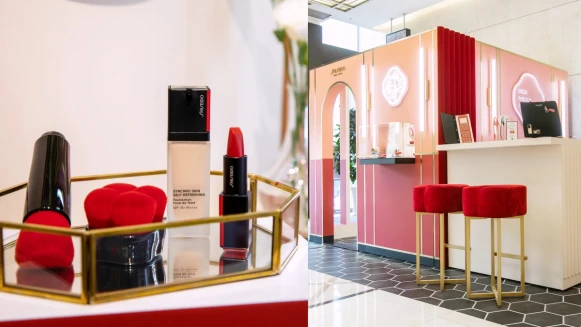 資生堂超進化底妝系列2020新品最推薦小粉紅氣墊霜，首創「用拍的妝前乳」，還搬來GINZA PARLOUR STUDIO銀座珈琲全台快閃