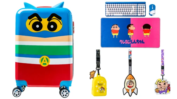 屈臣氏X蠟筆小新聯名集點太可愛！動感超人造型登機箱、無線鍵盤組...5款超萌商品必須收