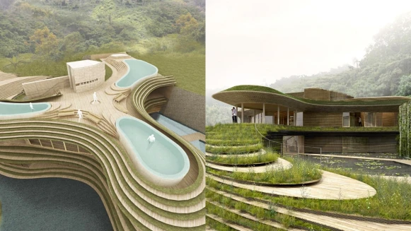 國際豪華度假村首度登台！「台東知本六善溫泉酒店」絕美梯田設計、大平洋無敵海景，預計2021年開幕