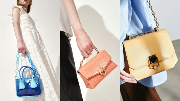 Charles＆Keith「鍊條系」包款夏日5選！《小紅書》熱議霧感鍊帶新一季進化成「復古仿舊小金鍊」