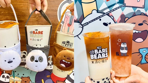 萌翻天！清心福全x熊熊遇見你超萌周邊登場，必買熊熊杯套、滑鼠墊