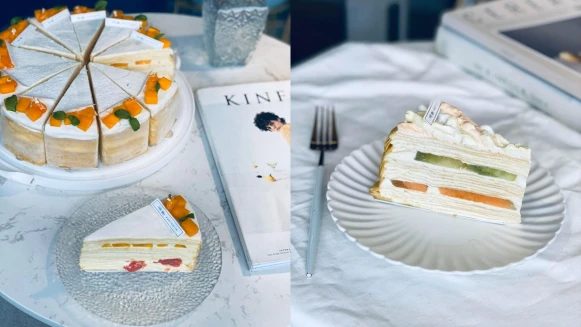 《時飴Approprié》推出「楊枝甘露千層蛋糕」了！頂級哈密瓜「阿露斯千層蛋糕」絕美雙色口味同步上市