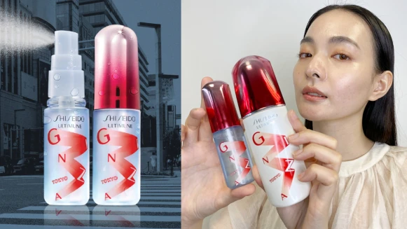 資生堂小紅瓶出噴霧!時髦銀座限定版包裝,免費送花樁圖樣 「梳妝台禮盒」