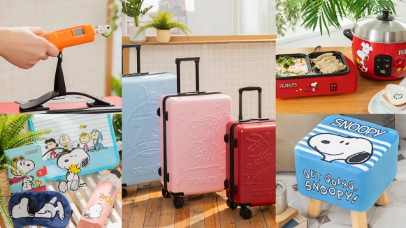 SNOOPY出沒！康是美X史努比再度攜手推27款實用商品，電鍋、70週年限定行李箱必買