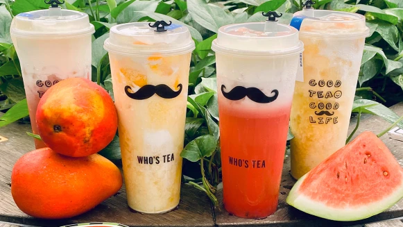 夏季限定！鬍子茶推西瓜、芒果大福奶蓋，濃郁奶蓋配上新鮮果肉，夏日消暑首選