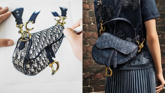 配件小百科|Dior經典馬鞍包並非一直熱賣！從銷售一空、停產到專利申請，帶你一窺Saddle不為人知的秘密