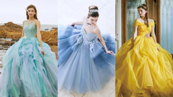 迪士尼官方唯一授權婚紗品牌Kuraudia！一系列浪漫公主婚紗實現你兒時的願望