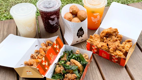 炸物控必吃！繼光香香雞推「酥炸魷魚」，爆香九層塔、酸甜醬兩種風味超誘人