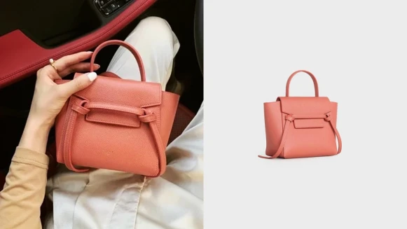 只比手掌大一些！CELINE鯰魚包Belt Bag再推Pico極小尺寸，質感灰、珊瑚橘...台灣已悄悄上架