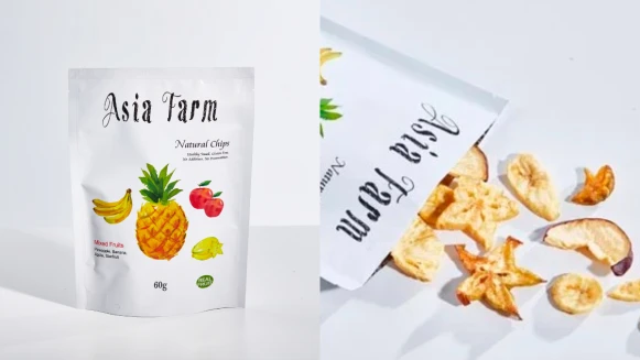 常嘴饞的人必來一包的健康零食！《Asia Farm亞細亞田園》綜合蔬果脆片主打少鹽低脂，酥脆口感讓人一片片超上癮