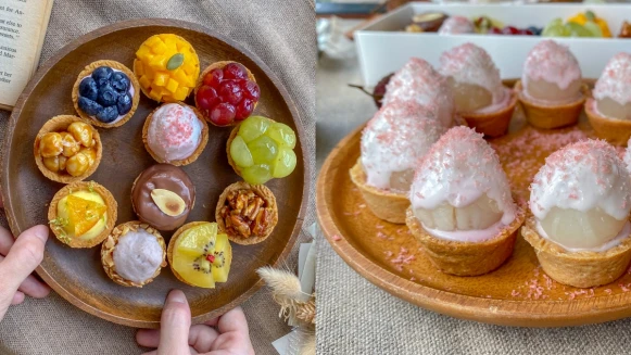 【永和甜點店】三文鳥甜點巢推超夢幻粉紅荔枝塔，必吃迷你甜點塔一口剛剛好