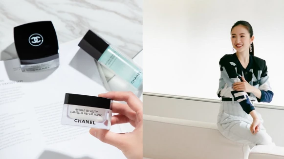 5個關於林依晨愛的藍妳follow了沒～養出水光健康肌的保濕神物，其實就是香奈兒山茶花保濕！