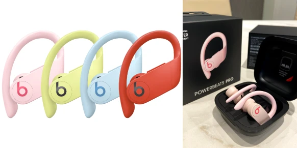 運動女孩必備！Beats無線耳機Powerbeats Pro換上繽紛配色，活力黃、雲彩粉、熔岩紅及冰川藍，會不會太美