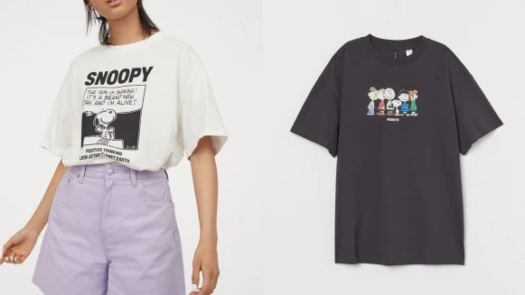 可愛聯名系列再一發！H&amp;M迎接史努比70歲生日，推出經典漫畫Snoopy聯名限定系列