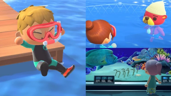 動森可以游泳啦！《動物森友會》免費更新7大亮點公開，暢遊大海浮淺、全新角色登場