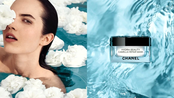 保濕好有感！香奈兒山茶花保濕系列推出「安瓶面膜」，簡直是夏天急救補水神器！