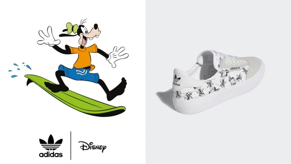 童趣聯名系列登場！adidas Originals找上俏皮高飛推出聯名球鞋、服裝系列