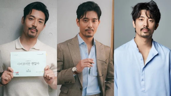 40歲 金柱憲《雖然是精神病但沒關係》收爛攤社長、朴信惠同門！黝黑性格鬍渣，熟男魅力擋不住！