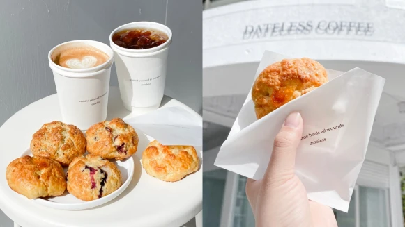 【三重咖啡廳】Dateless Coffee極簡系純白咖啡廳，必吃每日現做司康，放鬆度過美好時光