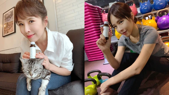 行走的膠原蛋白～天心。無時無刻都綻放自然真我，宛若天生的美麗體質都是因有悠樂芳BLOOM膠原亮膚飲！