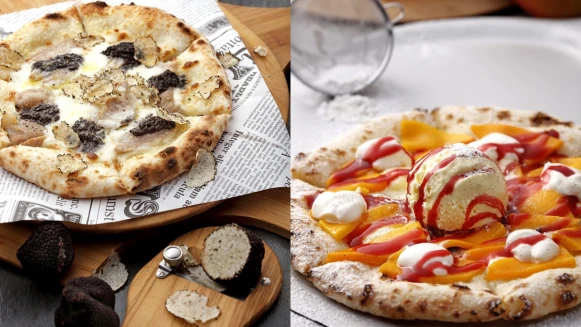 現刨松露！石壁家SPIGA推超濃郁黑松露披薩，4款全新口味登場，還吃得到芒果冰淇淋披薩