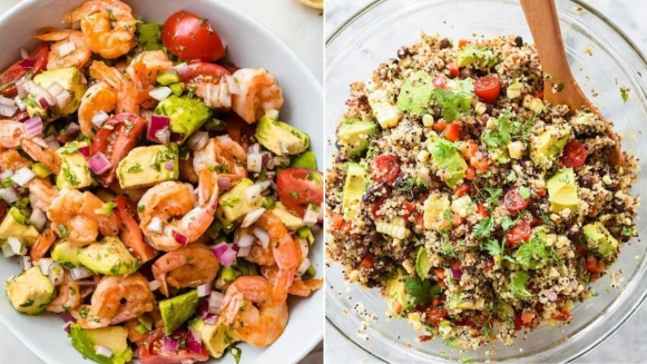 這樣搭最完美！適合夏日吃的低脂藜麥鮮蝦沙拉來了！內附自製油醋汁調製配方！