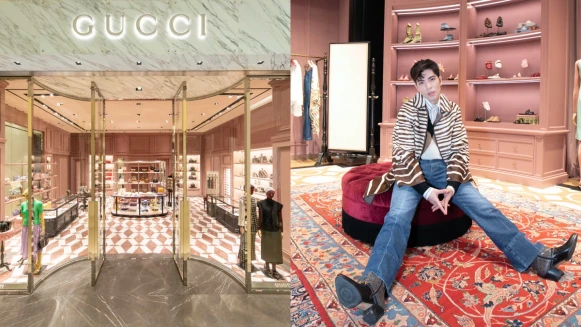 蕭敬騰、周興哲、吳念軒男神集聚一堂！Gucci開幕全新形象概念店，玫瑰粉店裝、完整系列...必逛三大原因告訴你