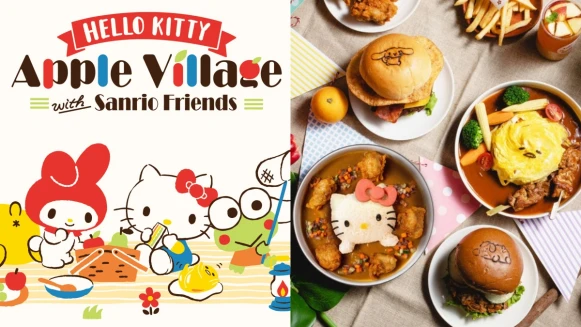 Kitty迷尖叫！全台首間Hello Kitty蘋果村親子餐廳插旗苗栗頭份，結合三麗鷗超萌角色、200坪遊樂園區超好拍