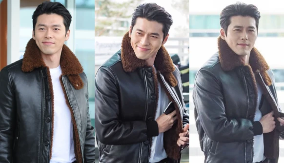 玄彬 帥氣不分春夏秋冬!帥爆機場皮衣型格,男神不管走到哪裡都是最宜人的天氣!