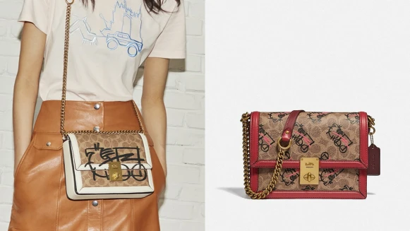 熱賣Hutton手袋變搞怪！Coach推出新稅設計系列，把經典馬車圖案變成塗鴉風格