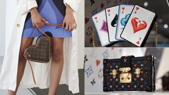 愛心老花包、撲克牌鍊包、繽紛老花化妝箱...LV 2021早春系列又有爆款包誕生